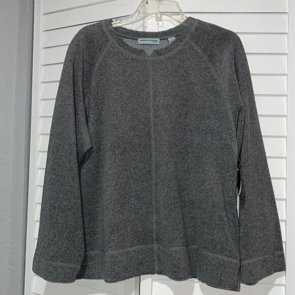 Valerie Stevens Vintage NWT Women’s Cotton Fleece Sweatshirt Crew Neck size L - Picture 1 of 8